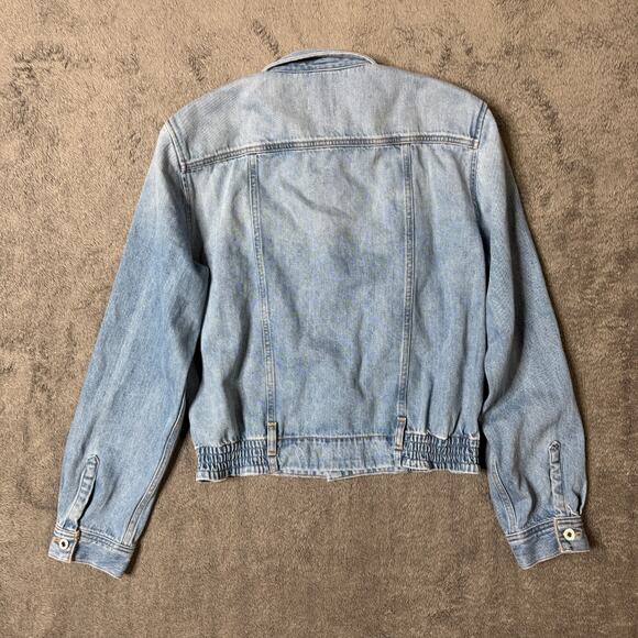 Favorite Daughter Juliet Shirt Denim Jean Jacket NWT Large Killington Crop - Picture 2 of 9